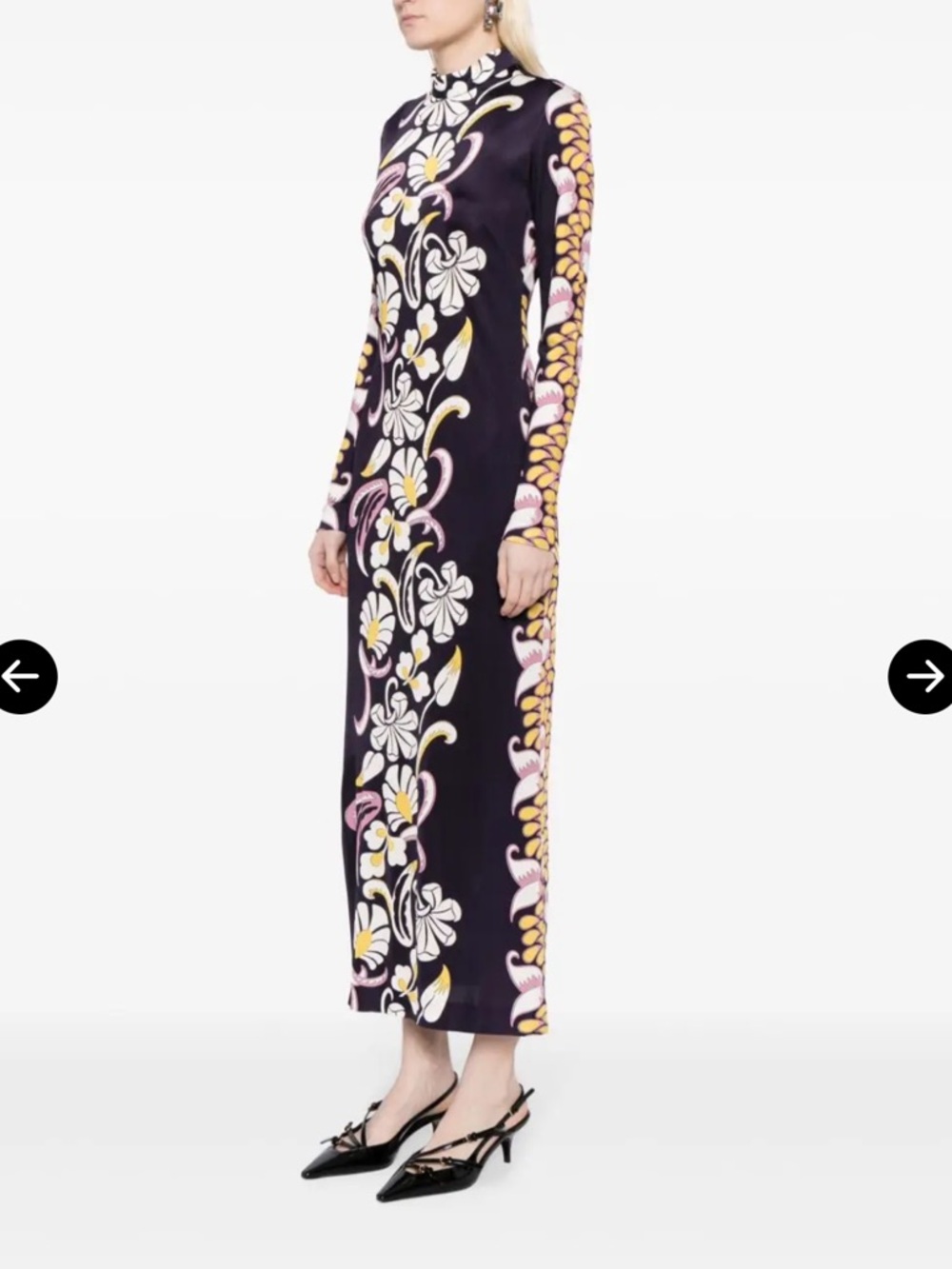 TORY BURCH Floral-Print Jersey Maxi Dress